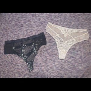 Pair of NEVER USED/WORN  Victoria’s Secret thongs